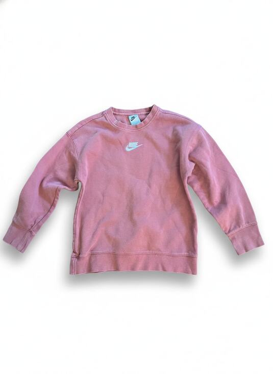 Nike Tops - Nike Sweatshirt Unisex Adult Medium Pink Crewneck Pullover Embroidered Logo